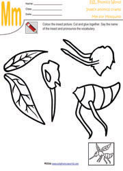 mosquito-insect-craft-worksheet